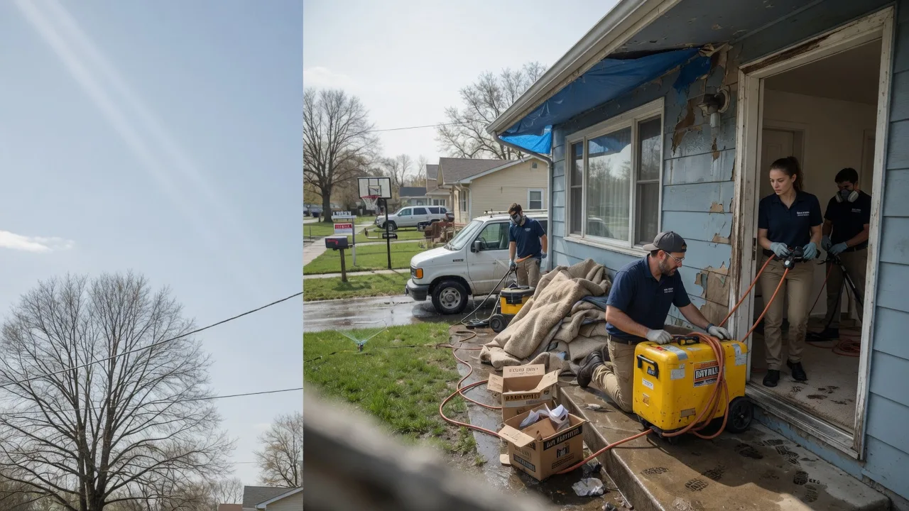 Basement Flood Cleanup in Oakley, MI near me
